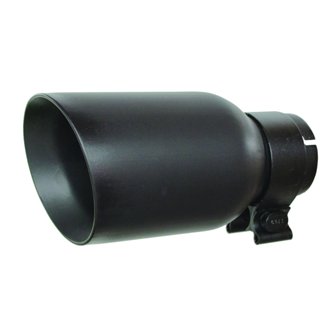 Black Powder Coated Stainless Steel Exhaust Tip