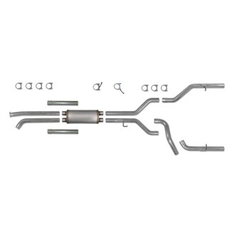 Diamond Eye KIT 3-1/2in Catback DUAL GAS AL TOYOTA TUNDRA 5.7L 07-10