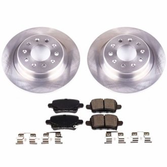 Oe Stock Replacement Low-Dust Ceramic Brake Pad And Rotor Kit