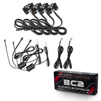 Jeep Wrangler JL/Gladiator JT ColorSHIFT RGB+W Headlight DRL Kit - w/BC2 Cont.