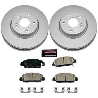 Evolution Coated Rotor And Low-Dust Ceramic Brake Pad Kit