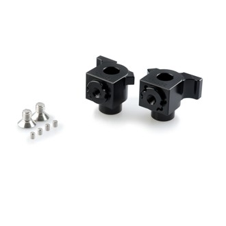 Adaptor Adjustable Rider Footpeg Black