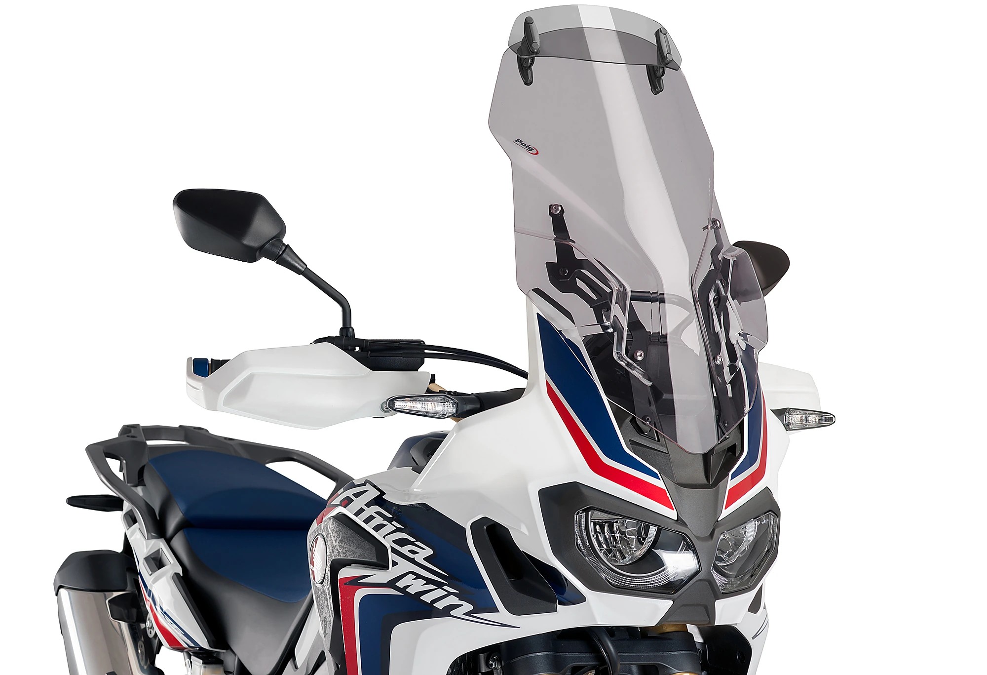 Touring Windshield With Visor Smoke
