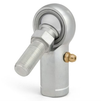 H Series 3-Pc Rod End - Female/Left Hand - .625in Bore x 5/8-18 w/Stud & Zerk - Alloy Steel