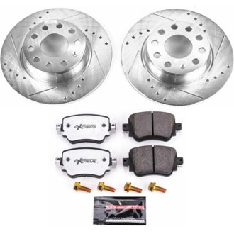 Z26 Street Performance Ceramic Brake Pad and Drilled & Slotted Rotor Kit
