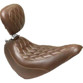 Mustang Harley Medallion Style Sissy Bar Pad Pillow (9.5 inch x 9 inch) - Black