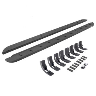 RB10 Slim Line Running Boards with Mounting Brackets Kit