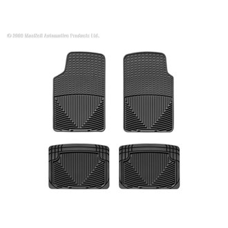 Wt Rubber Mats - Rear - Blk