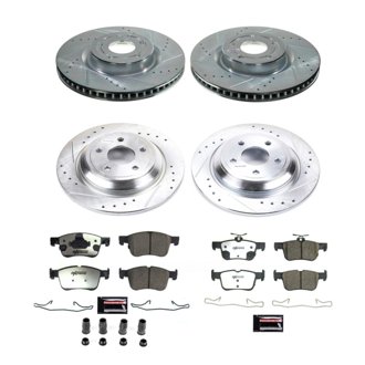 Z36 Truck and SUV Carbon-Fiber Ceramic Brake Pad and Drilled & Slotted Rotor Kit