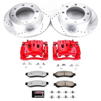 Z36 Truck and SUV Ceramic Brake Pad, Drilled & Slotted Rotor, and Caliper Kit