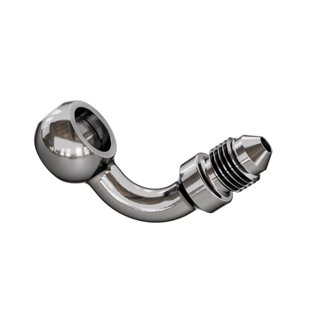 90 Deg Banjo Adaptor for 3/8 or M10 Bolt