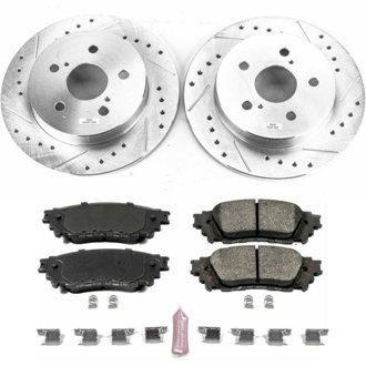 Z23 Daily Driver Carbon-Fiber Ceramic Brake Pad and Drilled & Slotted Rotor Kit