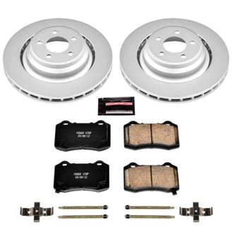 Evolution Coated Rotor And Low-Dust Ceramic Brake Pad Kit