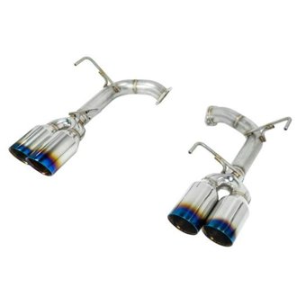 Subaru WRX STi VA Axle Back Exhaust w/ Titanium Stainless Double Wall Tip - 4 Inch Version