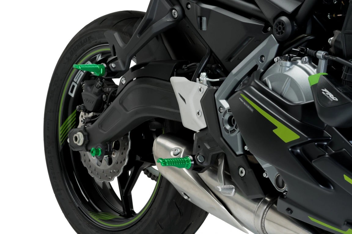 Racing Footpegs Green