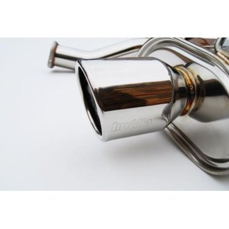 00+ S2000 Q300 Rolled Stainless Steel Single Tip Cat-back Exhaust