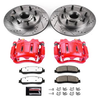 Z36 Truck and SUV Ceramic Brake Pad, Drilled & Slotted Rotor, and Caliper Kit