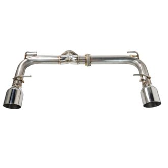 2022+ Subaru BRZ/Toyota GR86 Axle Back Exhaust w/Stainless Steel Single Wall Tip
