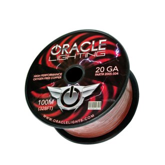 20AWG 2 Conductor LED Installation Wire 100M Spool, 328 ft.