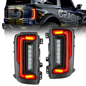 V2 "Black Series" Flush Style LED Tail Lights for 2021-2025 Ford Bronco - Tinted