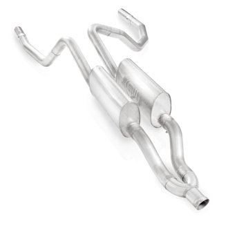 2009-16 Dodge Ram 5.7L Truck Exhaust 3in Y-Pipe Chambered Mufflers Under Bumper Exit