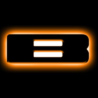 Universal Illuminated Led Letter Badges - Matte Black Surface Finish - B