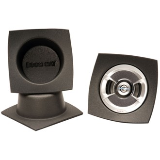 DEI Speaker Baffles 5.25in Round 6.5in Wide 6.5 Height 4in Deep Pair