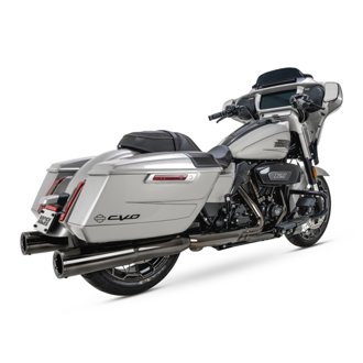 17-23 Harley-Davidson CVO/Touring Hi-Output Slip on Exhaust - Dark Chrome
