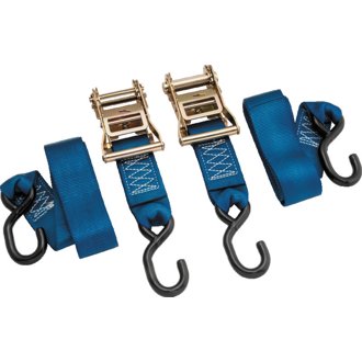 2x84in Ratchet Tiedown Pair - Blue