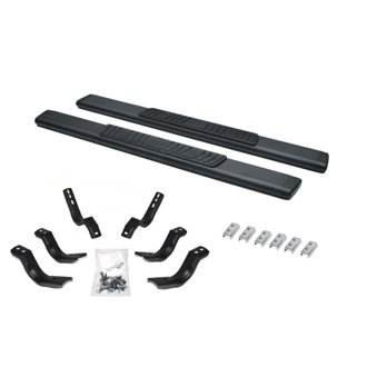 5" OE Xtreme Low Profile Side Steps with Mounting Brackets Kit