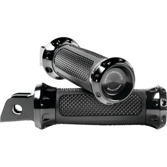 Footpegs Overdrive Rider - Black Ano