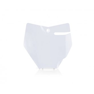 18+ KTM SX85/21-24 GasGas MC85 Front Number Plate - 20 White