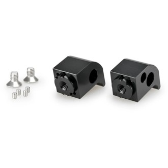 Adaptor Adjustable Passenger Footpeg Black