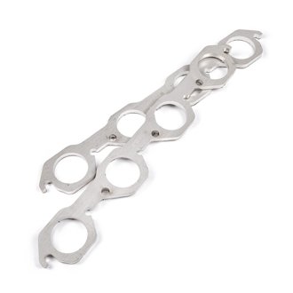 Small Block Ford AFR 225 Head Round Port Header 304SS Exhaust Flanges 2in Primaries