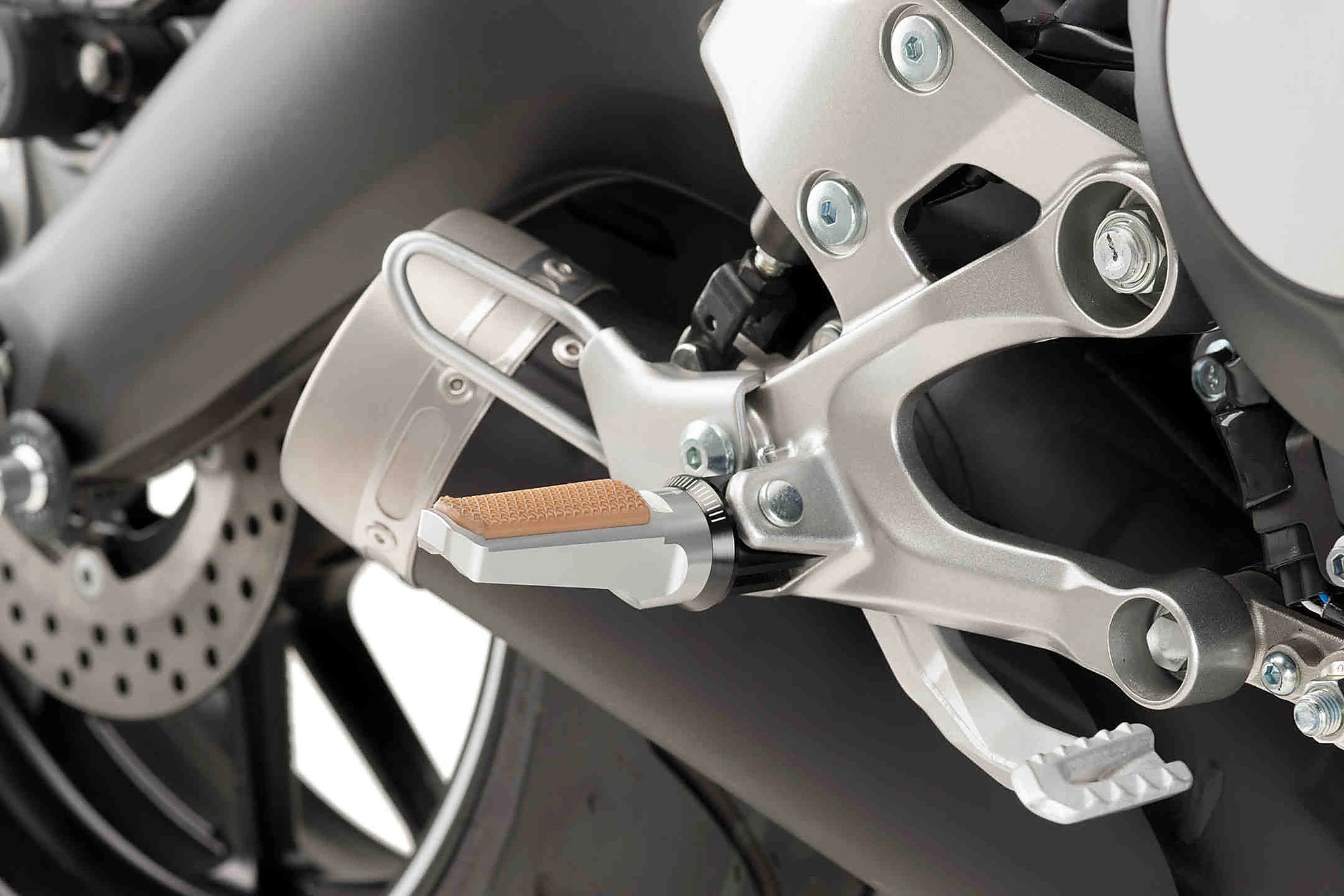 Vintage Footpegs Silver