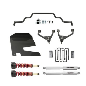 4 INCH LIFT KIT | FRONT AND REAR TRAIL PERFORMANCE COILOVERS/SHOCKS