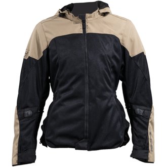 Starstruck Mesh Jacket Trench Tan/Black Womens - Xs