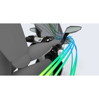 Windshield V-Tech Line Touring Clear