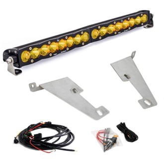 2022 Toyota Tundra 20in S8 Behind Bumper Light Mount Kit - Amber