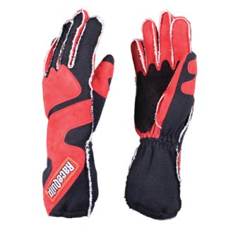 SFI-5 Red/Black Small Outseam w/ Closure Glove