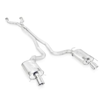 2009-15 Cadillac CTS-V Wagon 3in Catback System X-Pipe S-Tube Mufflers 4in Tips