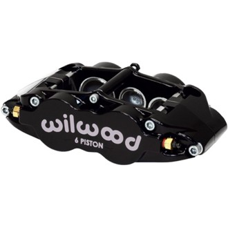 Wilwood Caliper-Narrow Superlite 6R-RH - Black 1.62/1.12/1.12in Pistons 1.25in Disc