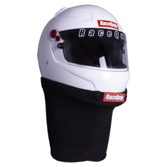 SFI 3.3 / 5 Fire Retardant Three-Layer Helmet Skirt Black