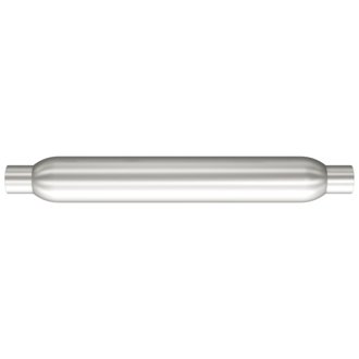 2 in/2 in Center/Center; 3.5 in x 22 in x 3.5 in Body Muffler