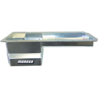 GM LS Swap/Early F-Body (w/Rear Sump & Remote Oil Filter Adapter) Wet Sump 6in Steel Oil Pan