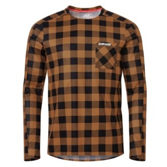 Flannel Long Sleeve Lightweight Off-Road Jersey Bronze - Small