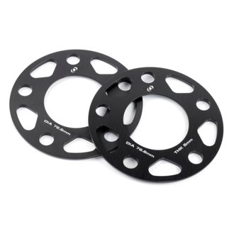 Wheel Spacers - 5x120 - 72.6mm CB - 5mm Thick (Set of 2
