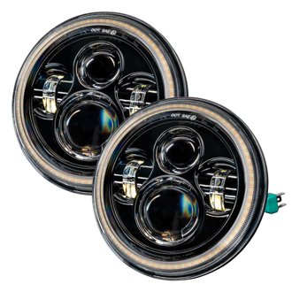 2007-2018 Jeep Wrangler JK Switchback LED Halo Headlights