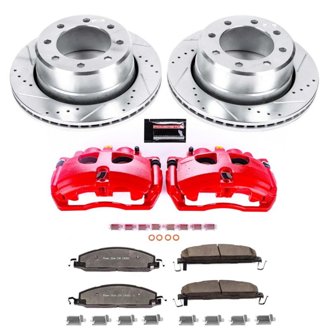 Z36 Truck and SUV Ceramic Brake Pad, Drilled & Slotted Rotor, and Caliper Kit