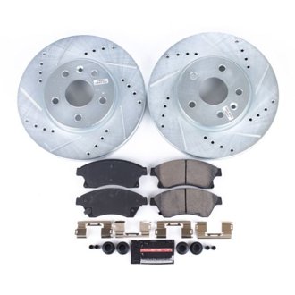 Z23 Daily Driver Carbon-Fiber Ceramic Brake Pad and Drilled & Slotted Rotor Kit